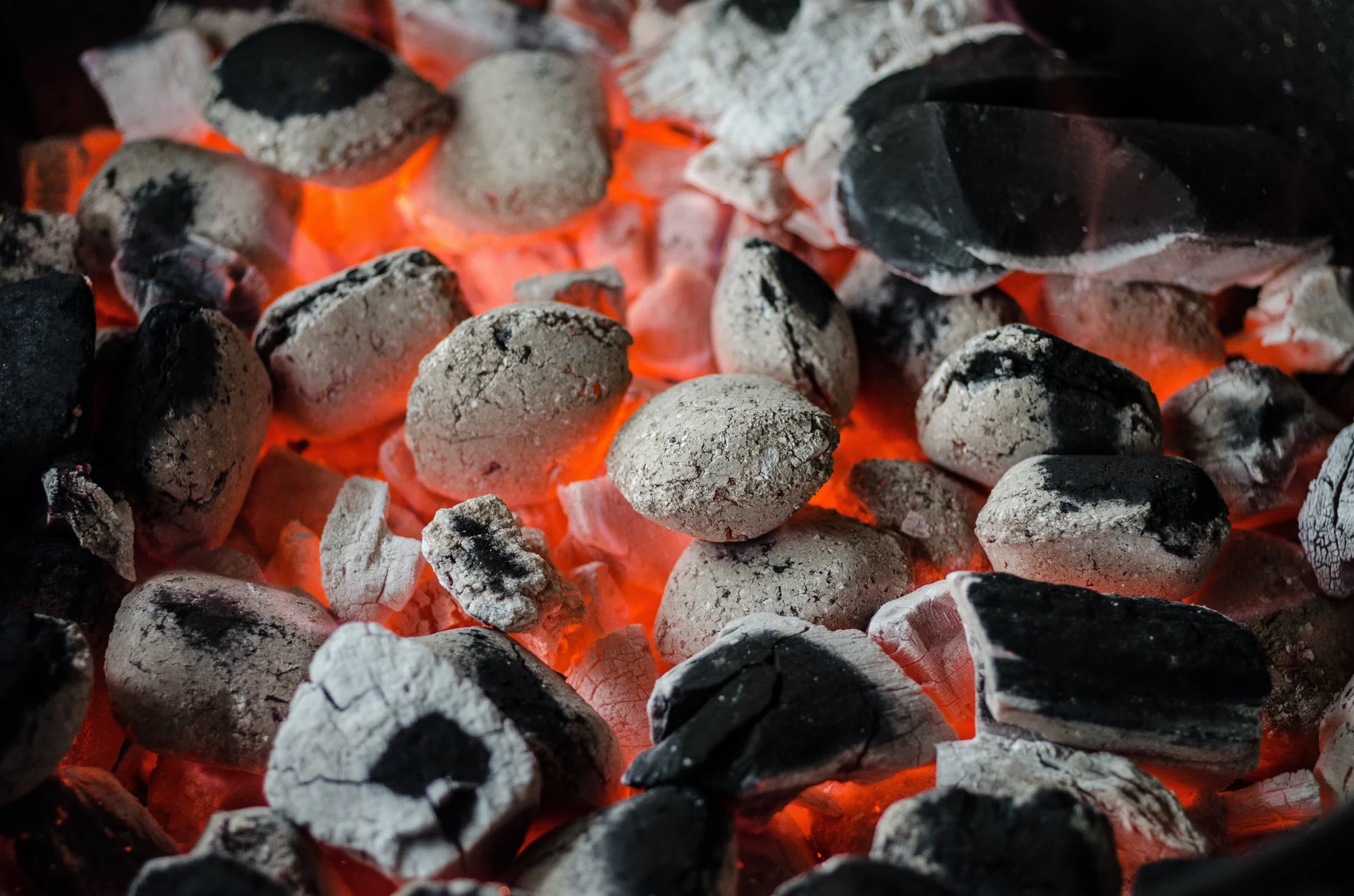 Match-lit Eco-Briqs for quick and easy ignition